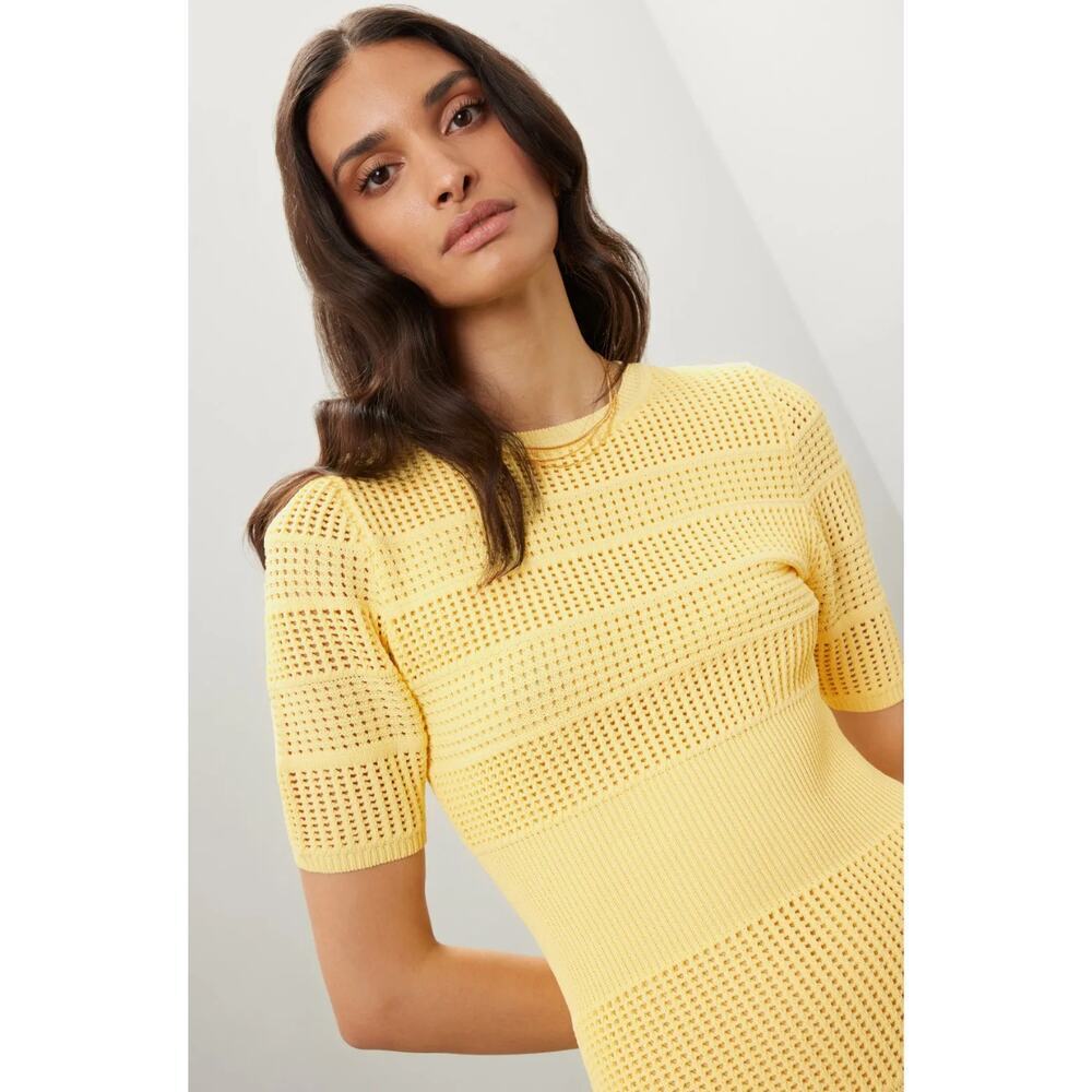 Jason Wu x RTR Yellow Knit Midi Dress